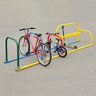 Hybrid Scooter/Cycle Rack