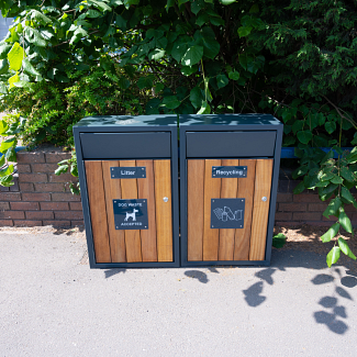 Double Westleigh Recycling Bin