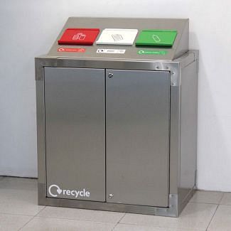 SEPR8™ Stainless Steel Recycling Bin