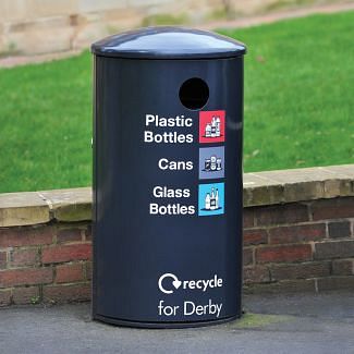Derby Round Recycling Bin