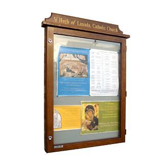 Oak Noticeboard (Displays 9 x A4 Sheets)