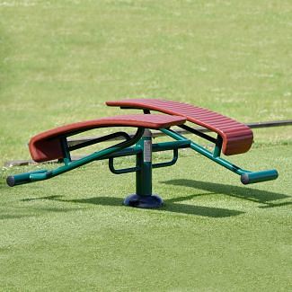 double sit up bench |outdoor incline bench | outdoor fitness equipment from Sunshine Gym