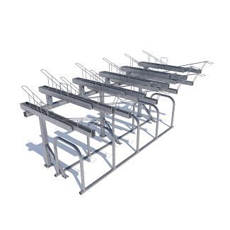 Eco-Riser Two Tier Cycle Parking System