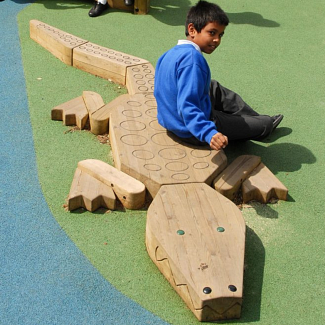 Crocodile Play Sculpture