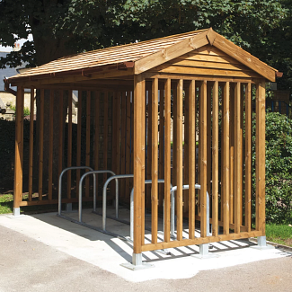 Cheshire Timber Cycle Shelter