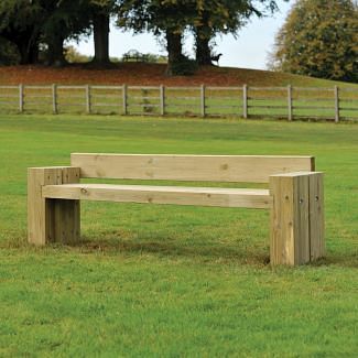 Hodnet Bench | Broxap  | Timber Seating & Benches 