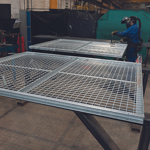 Security gate panels for bicycle shelters