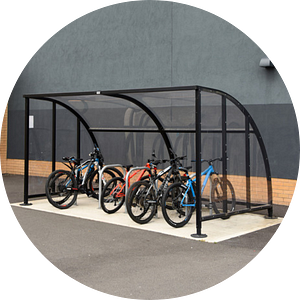 cycle parking shelters