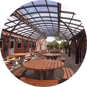 Outdoor dining & social canopies 