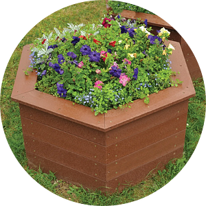 Recycled Plastic Planter Category Image 