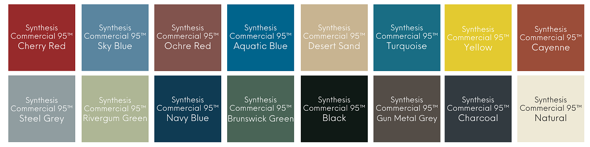 Shade Fabric Synthesis Commercial 95 Colours
