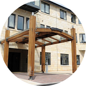 Timber Entrance Canopy 