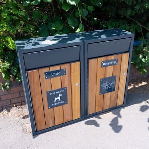Double Westleigh Recycling Bin